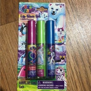 Rare 2015 Lisa Frank 3pc Lip gloss LAST ONE